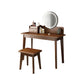 51.1" Height Wood Makeup Vanity Set with Drawers and Mirror for Bedroom
