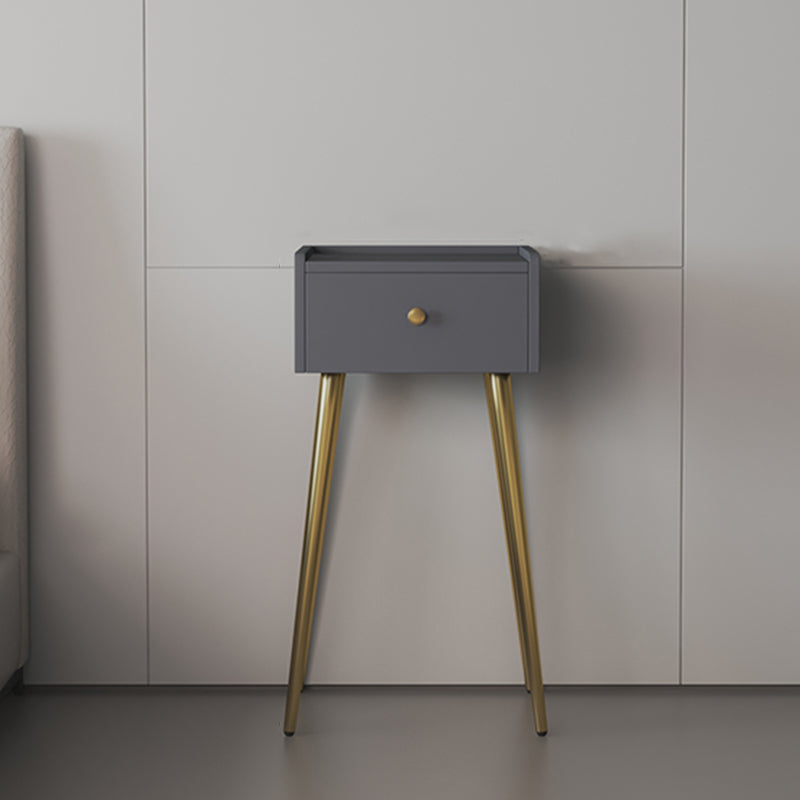 Tavolo da trucco rettangolare Top Vanity - Tavolo da trucco bianco/grigio alto 30,7 "