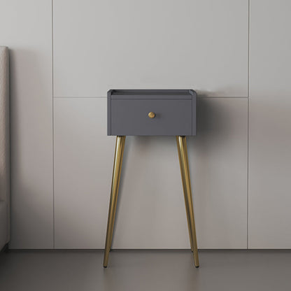 Tavolo da trucco rettangolare Top Vanity - Tavolo da trucco bianco/grigio alto 30,7 "