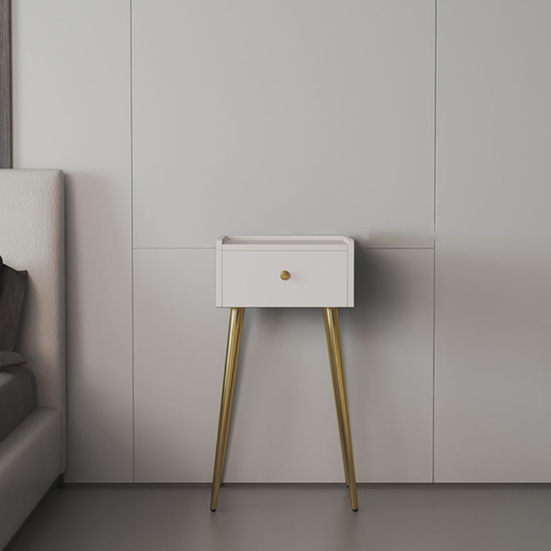 Tavolo da trucco rettangolare Top Vanity - Tavolo da trucco bianco/grigio alto 30,7 "