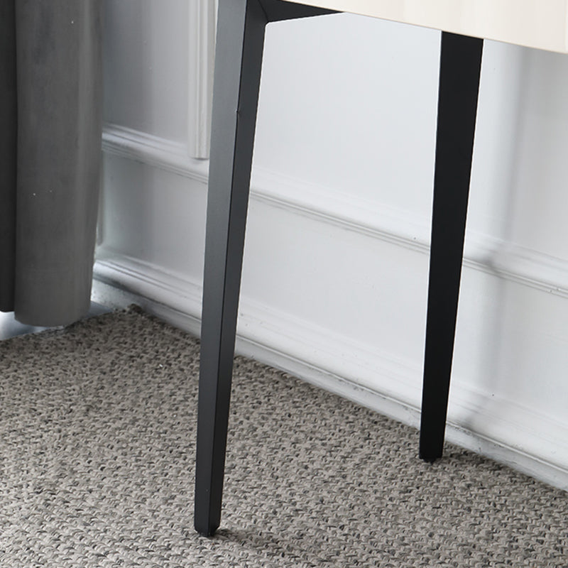 Set di vanità contemporanei 2 cassetti di stoccaggio con sgabelli imbottiti 29,5 "di altezza