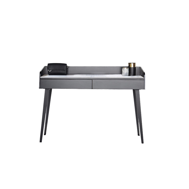 Set di vanità contemporanei 2 cassetti di stoccaggio con sgabelli imbottiti 29,5 "di altezza