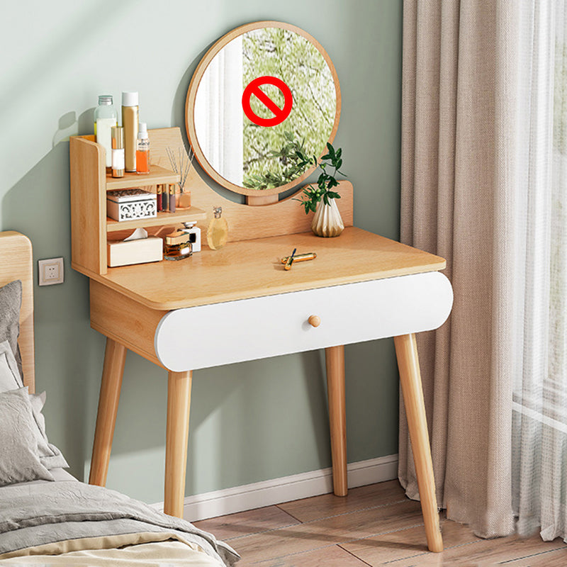 Scandinavische slaapkamer opbergdoos staan ​​rechte voeten ijdelheid bureau