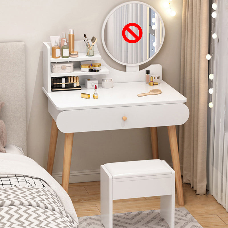 Scandinavische slaapkamer opbergdoos staan ​​rechte voeten ijdelheid bureau