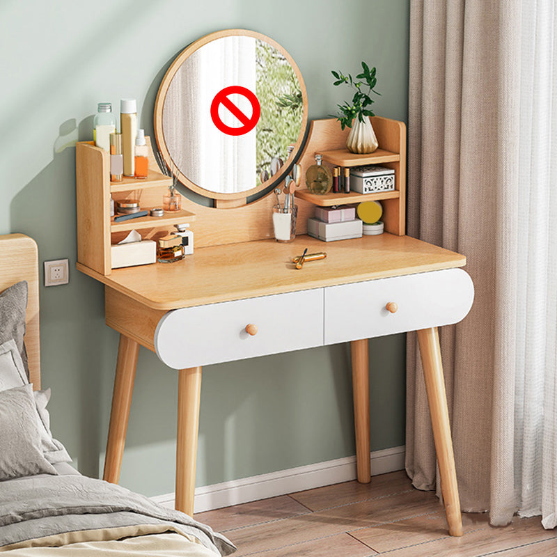 Scandinavische slaapkamer opbergdoos staan ​​rechte voeten ijdelheid bureau