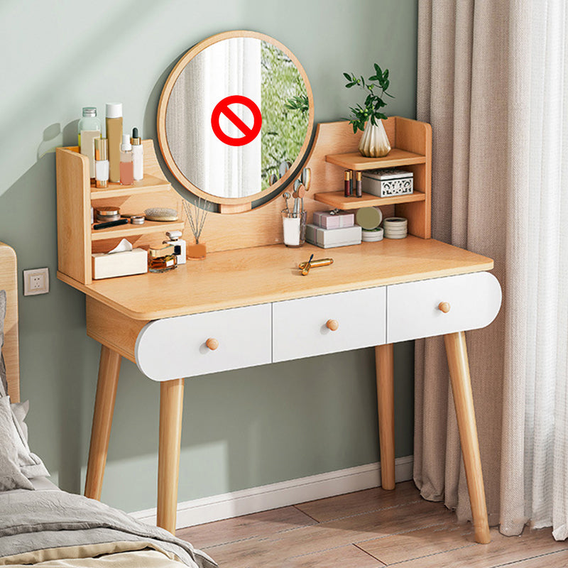 Scandinavische slaapkamer opbergdoos staan ​​rechte voeten ijdelheid bureau