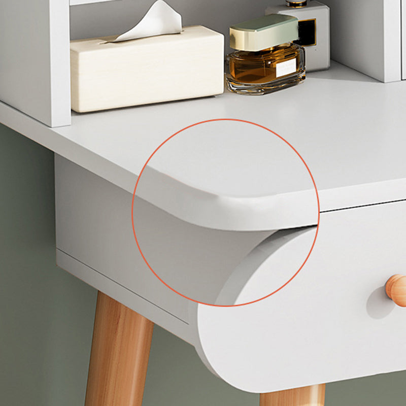 Scandinavische slaapkamer opbergdoos staan ​​rechte voeten ijdelheid bureau