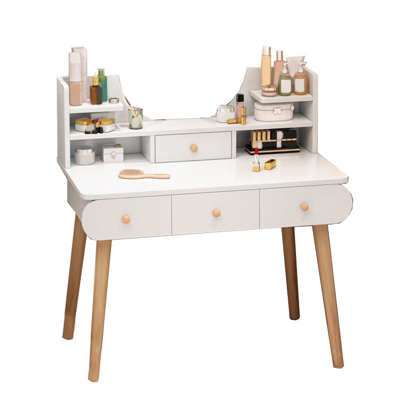 Scandinavische slaapkamer opbergdoos staan ​​rechte voeten ijdelheid bureau