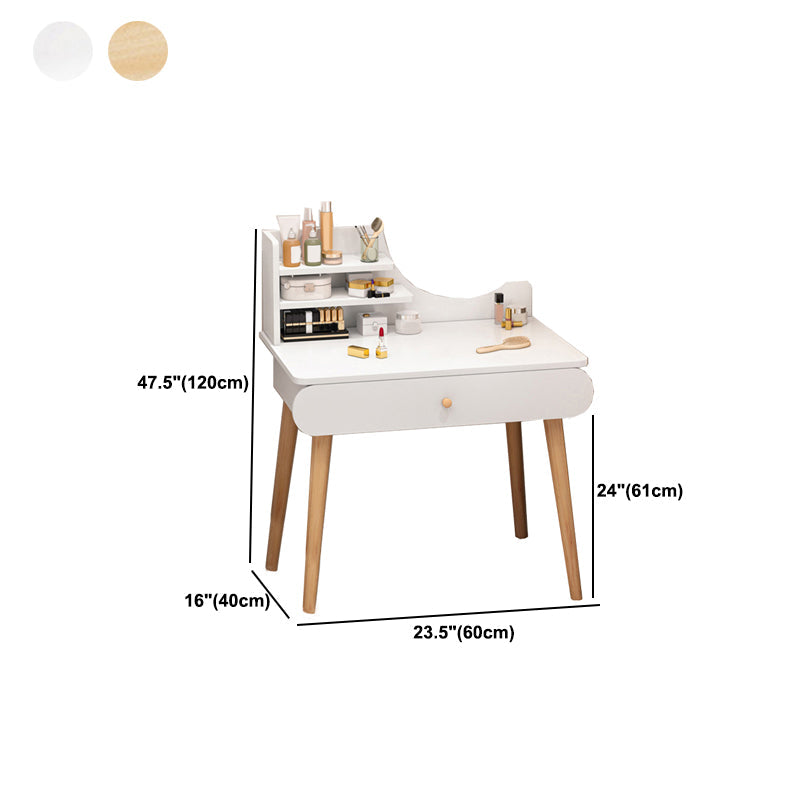 Scandinavische slaapkamer opbergdoos staan ​​rechte voeten ijdelheid bureau