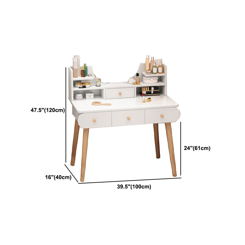 Scandinavische slaapkamer opbergdoos staan ​​rechte voeten ijdelheid bureau