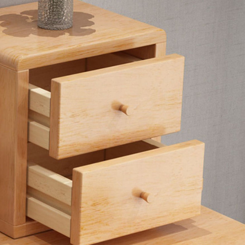 Juego de tocador de maquillaje de 31.5 "con cajón y tocador de espejo