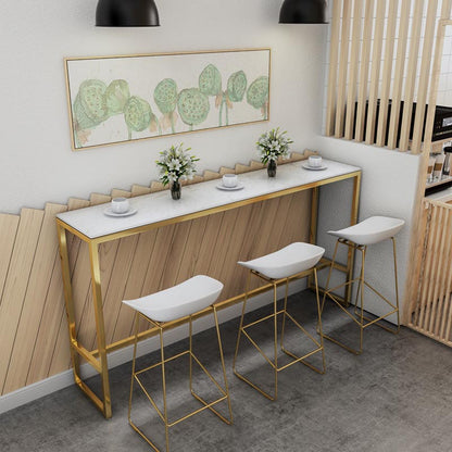 Coffeeshop Trestle Cocktail Bar Tafel Hedendaagse voetsteun pubhoogte eettafel