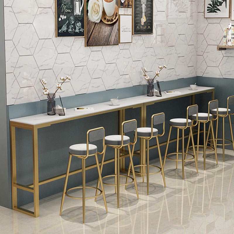 Cafetería Mesa de bar de cócteles Cafetería Mesa de comedor de altura de pubs contemporánea de pub