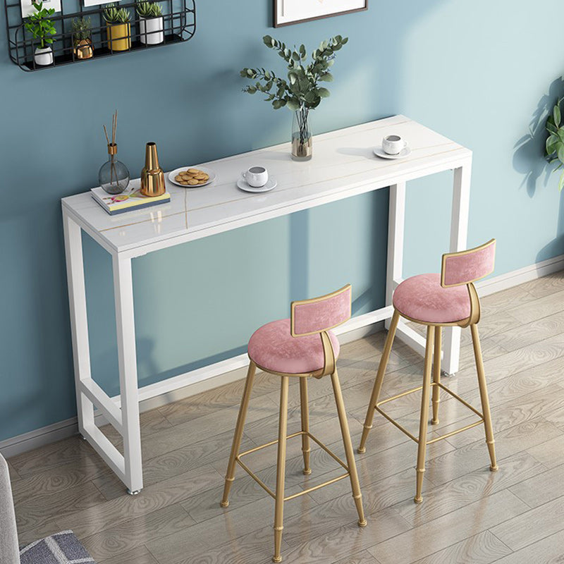 Moderne stijl Bar Tabel 42-inch Hoogte pubtafel voor eetkamer, alleen tafel