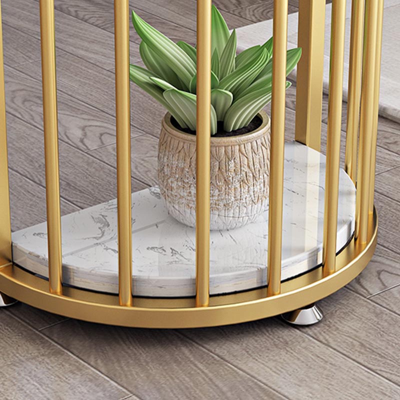 Table de bar de patio à double piédestal contemporain