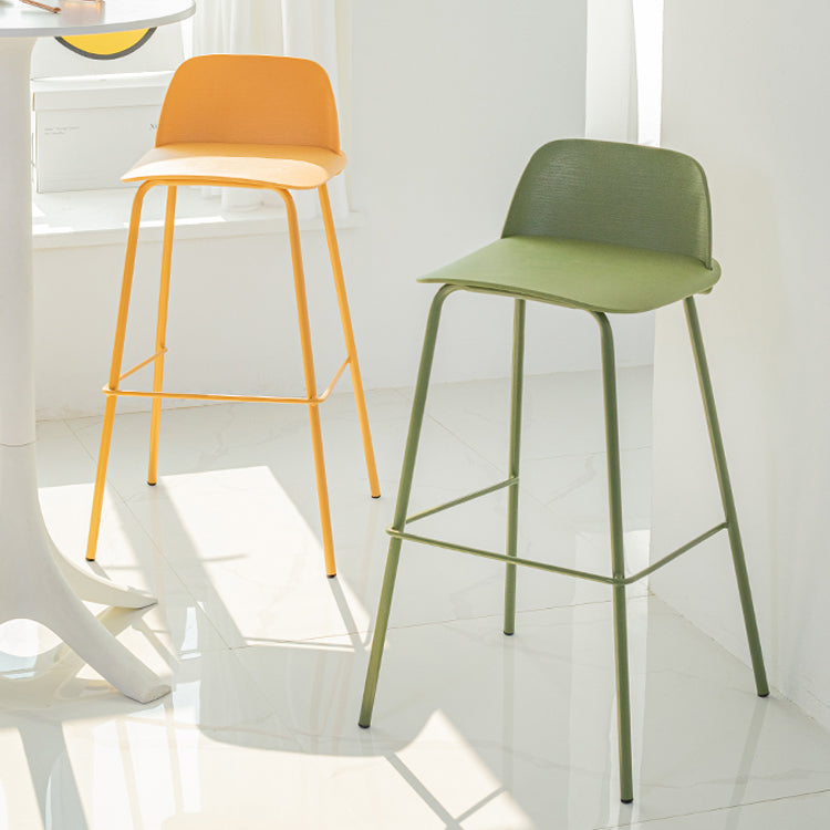 Modern Style Metal Bar-stool Plastic Counter Bar Stool for Kitchen