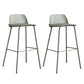 Modern Style Metal Bar-stool Plastic Counter Bar Stool for Kitchen