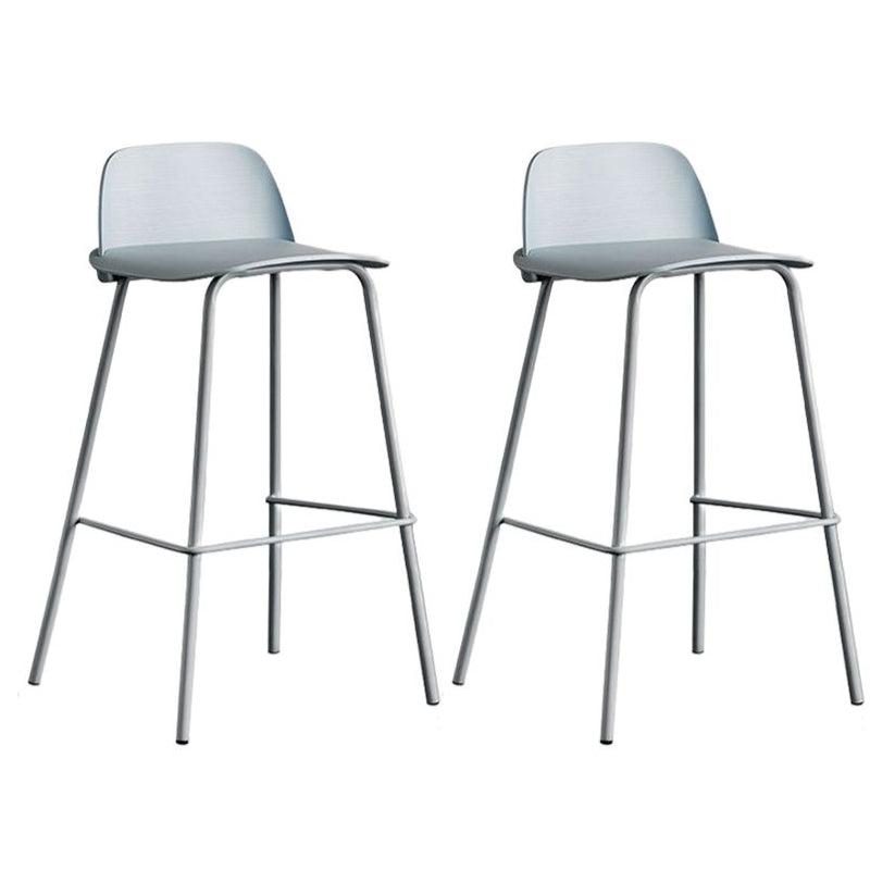Taburete de plástico de barra de metal de estilo moderno para cocina para cocina