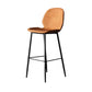 Modern Style Metal Bar-stool Leather Counter Bar Stool for Kitchen Bar