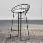 Scandinavian Design Upholstered Bar Stools Armless Stools with Cushion