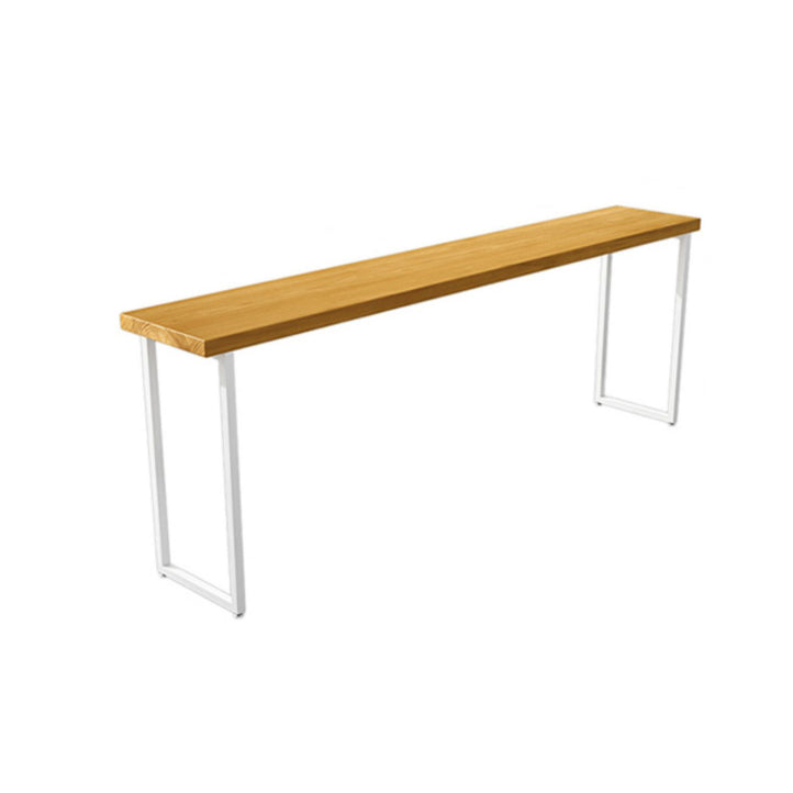 Juego de mesa de Bar rectangular de lujo de madera maciza, mesa de mostrador de 1/5/9 piezas con taburetes altos
