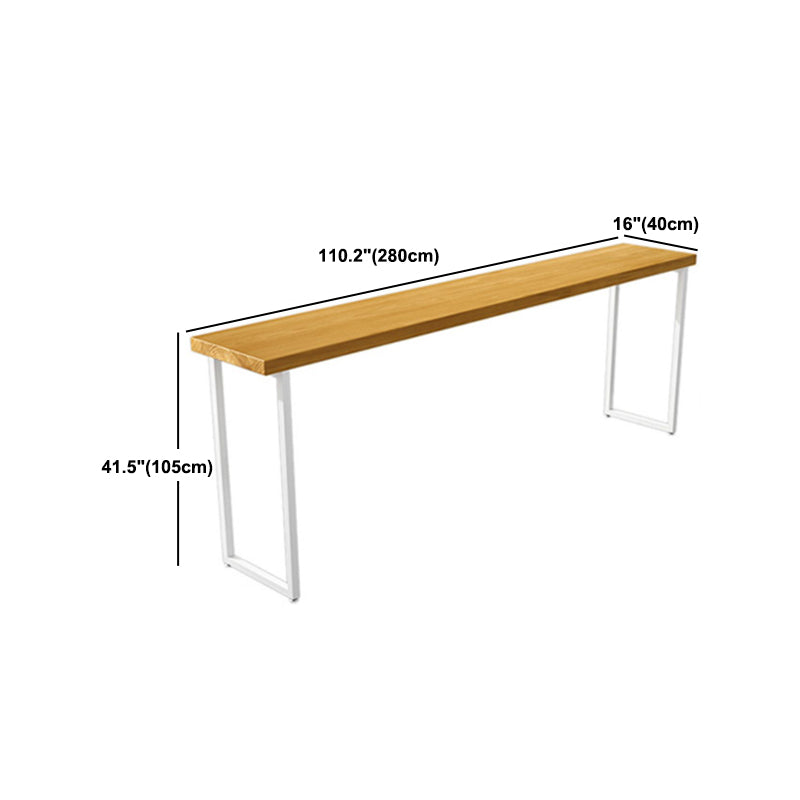 Juego de mesa de Bar rectangular de lujo de madera maciza, mesa de mostrador de 1/5/9 piezas con taburetes altos
