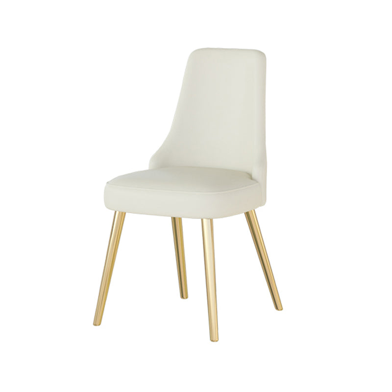 Glam Iron Dinette Set 1/2/3/5/7 Pieces Rectangle Dining Table Set with Sintered Stone Top