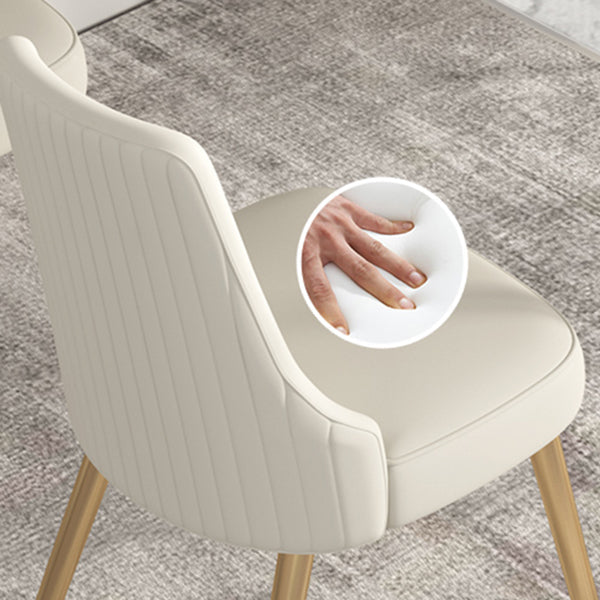 Glam Iron Dinette Set 1/2/3/5/7 Pieces Rectangle Dining Table Set with Sintered Stone Top