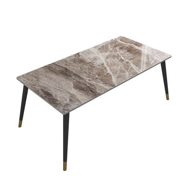 Set da pranzo rettangolare stile glam Set da pranzo da 1/2/5/7 pezzi per sale da pranzo