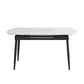 Contemporary Style Sintered Stone Dining Round Table Set 1/4/5/7 Pieces Dining Set Clearhalo 'Dining Room Sets' 'Dining Tables & Seating' 'dining_room_set' 'furn' 'furn_dining_room_set' 'Furniture' 'Kitchen & Dining Furniture' 5225618
