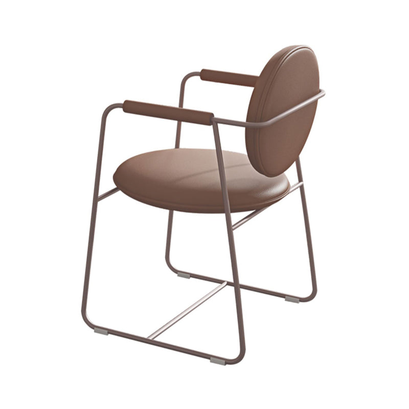 Luxury Sintered Stone Top Dining Set Rectangle 1/4/5/7 Pieces Dining Area Table Set 1 Brown Chair Clearhalo 'Dining Room Sets' 'Dining Tables & Seating' 'dining_room_set' 'furn' 'furn_dining_room_set' 'Furniture' 'Kitchen & Dining Furniture' 5225652