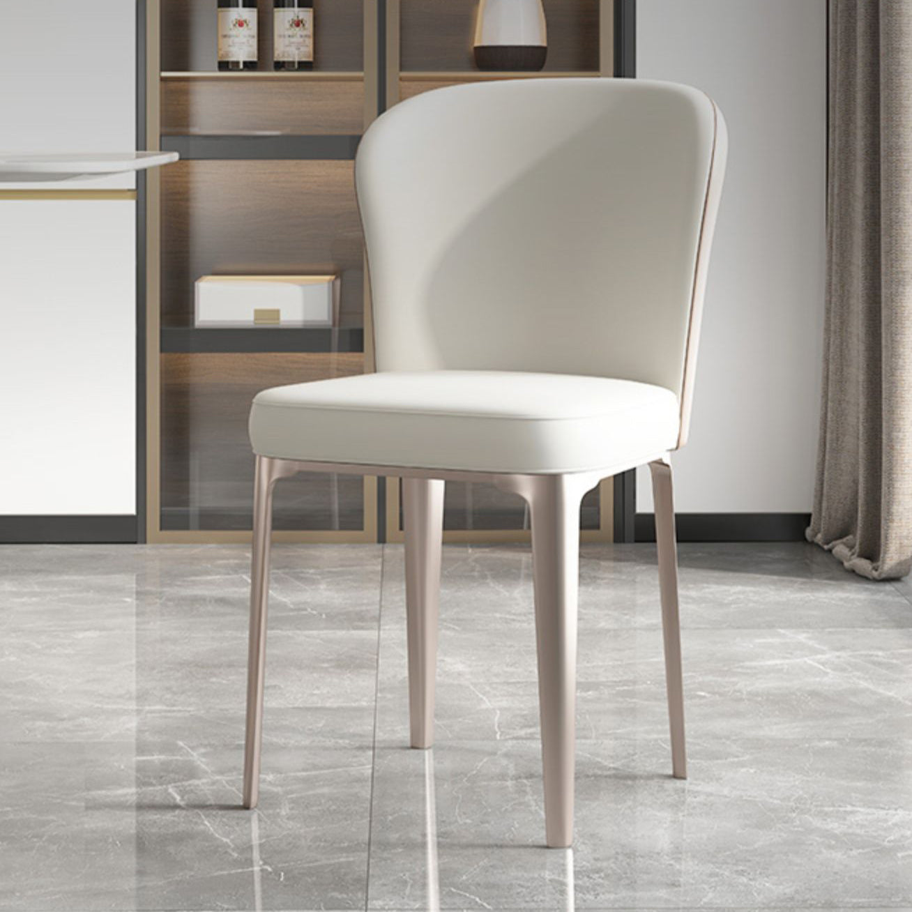 Ensemble de table à manger ronde moderne 1/2/5/9 pièces avec plateau en pierre frittée