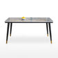 Sintered Stone Home Dining Table Modern Rectangle Table with 4 Legs