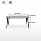 Sintered Stone Home Dining Table Modern Rectangle Table with 4 Legs
