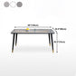 Sintered Stone Home Dining Table Modern Rectangle Table with 4 Legs