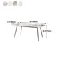 Rectangle 4 Legs Dining Table Modern Sintered Stone Dining Room Table Clearhalo 'Dining Tables & Seating' 'Dining Tables' 'dining_table' 'furn' 'furn_dining_table' 'Furniture' 'Kitchen & Dining Furniture' 5226093