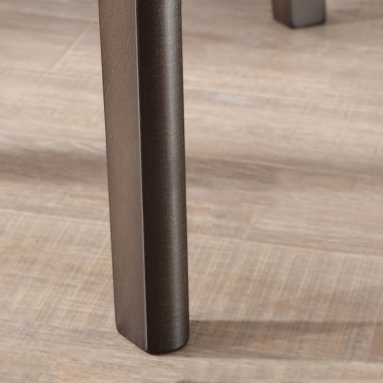 Uitbreidbare moderne beukenhouttafel voor restaurant rechthoekige eettafel met 4 poten