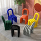 Contemporary Velvet Armless Dining Chairs Metal Dining Chair for Home Use Clearhalo 'Dining Chairs' 'Dining Tables & Seating' 'dining_chair' 'furn' 'furn_dining_chair' 'Furniture' 'Kitchen & Dining Furniture' 5226149