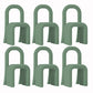 Contemporary Velvet Armless Dining Chairs Metal Dining Chair for Home Use Green 6 Piece Set Clearhalo 'Dining Chairs' 'Dining Tables & Seating' 'dining_chair' 'furn' 'furn_dining_chair' 'Furniture' 'Kitchen & Dining Furniture' 5226163