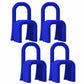 Contemporary Velvet Armless Dining Chairs Metal Dining Chair for Home Use Royal Blue 4 Piece Set Clearhalo 'Dining Chairs' 'Dining Tables & Seating' 'dining_chair' 'furn' 'furn_dining_chair' 'Furniture' 'Kitchen & Dining Furniture' 5226177