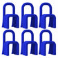 Contemporary Velvet Armless Dining Chairs Metal Dining Chair for Home Use Royal Blue 6 Piece Set Clearhalo 'Dining Chairs' 'Dining Tables & Seating' 'dining_chair' 'furn' 'furn_dining_chair' 'Furniture' 'Kitchen & Dining Furniture' 5226178