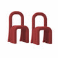 Contemporary Velvet Armless Dining Chairs Metal Dining Chair for Home Use Red 2 Piece Set Clearhalo 'Dining Chairs' 'Dining Tables & Seating' 'dining_chair' 'furn' 'furn_dining_chair' 'Furniture' 'Kitchen & Dining Furniture' 5226180