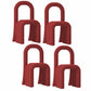 Contemporary Velvet Armless Dining Chairs Metal Dining Chair for Home Use Red 4 Piece Set Clearhalo 'Dining Chairs' 'Dining Tables & Seating' 'dining_chair' 'furn' 'furn_dining_chair' 'Furniture' 'Kitchen & Dining Furniture' 5226181