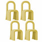 Contemporary Velvet Armless Dining Chairs Metal Dining Chair for Home Use Lemon Yellow 4 Piece Set Clearhalo 'Dining Chairs' 'Dining Tables & Seating' 'dining_chair' 'furn' 'furn_dining_chair' 'Furniture' 'Kitchen & Dining Furniture' 5226193