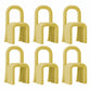 Contemporary Velvet Armless Dining Chairs Metal Dining Chair for Home Use Lemon Yellow 6 Piece Set Clearhalo 'Dining Chairs' 'Dining Tables & Seating' 'dining_chair' 'furn' 'furn_dining_chair' 'Furniture' 'Kitchen & Dining Furniture' 5226194
