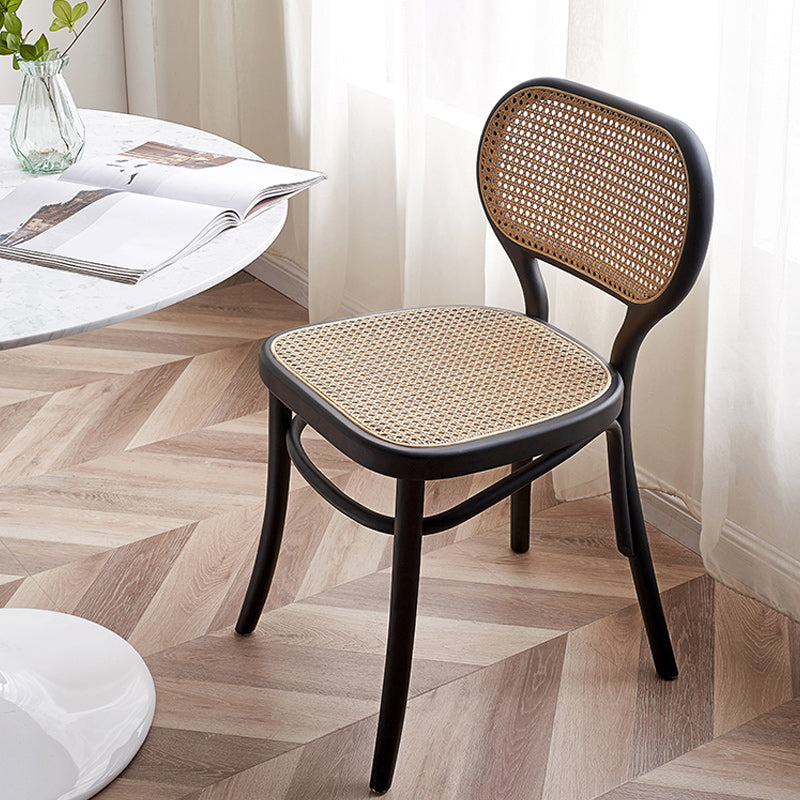 Traditionele stoelen zonder houten dineren Open achterste achterstoel voor restaurantgebruik