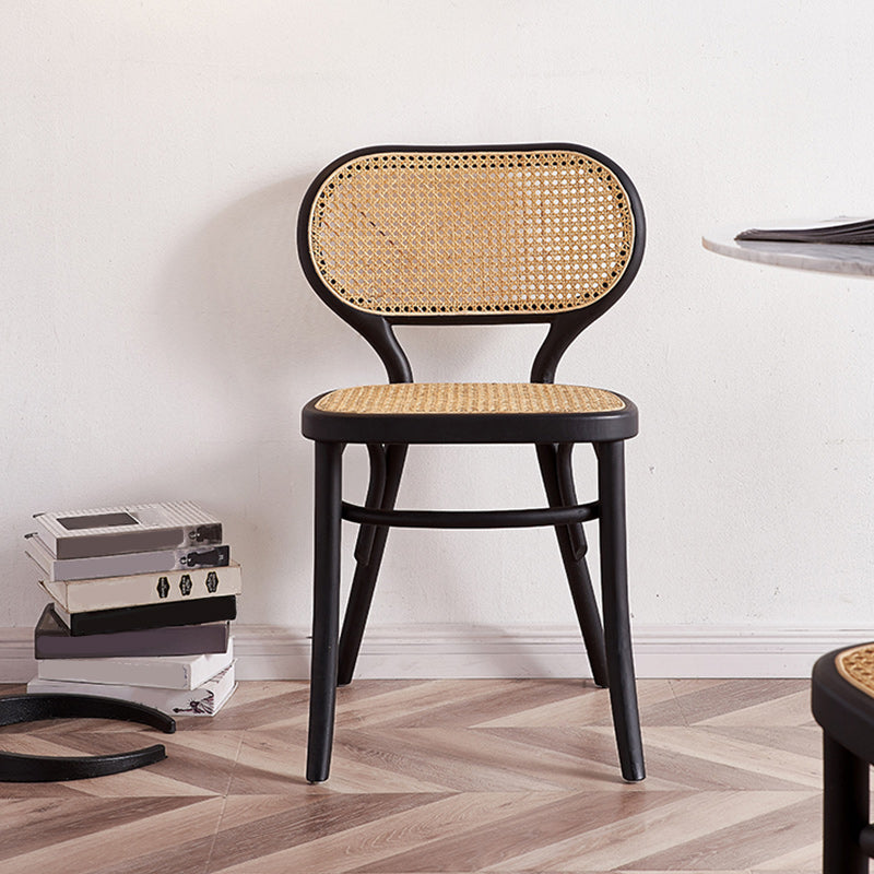 Traditionele stoelen zonder houten dineren Open achterste achterstoel voor restaurantgebruik