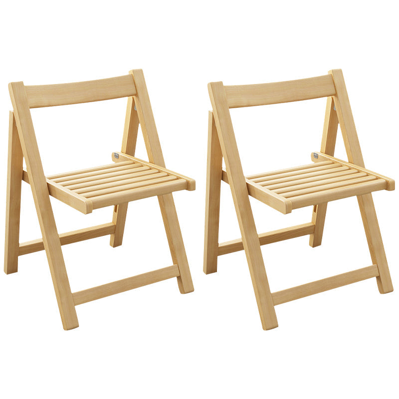 Modern Wood Dining Room Chair Armless Folding Side Chair for Home Use Natural 2 Piece Set Clearhalo 'Dining Chairs' 'Dining Tables & Seating' 'dining_chair' 'furn' 'furn_dining_chair' 'Furniture' 'Kitchen & Dining Furniture' 5226360