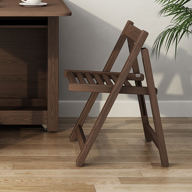 Modern Wood Dining Room Chair Armless Folding Side Chair for Home Use Clearhalo 'Dining Chairs' 'Dining Tables & Seating' 'dining_chair' 'furn' 'furn_dining_chair' 'Furniture' 'Kitchen & Dining Furniture' 5226371