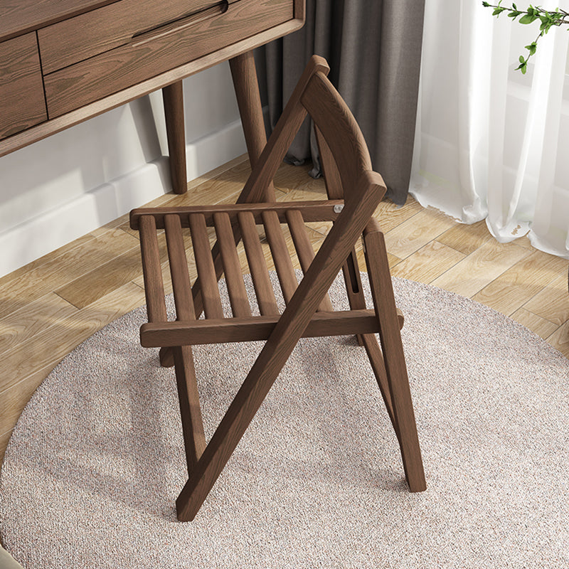 Modern Wood Dining Room Chair Armless Folding Side Chair for Home Use Clearhalo 'Dining Chairs' 'Dining Tables & Seating' 'dining_chair' 'furn' 'furn_dining_chair' 'Furniture' 'Kitchen & Dining Furniture' 5226377